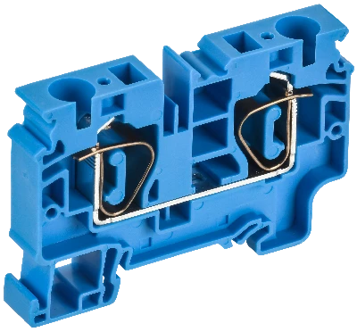 ARMAFIX Клемма пружинная CX10 BU 10мм2 проходная синяя IEK