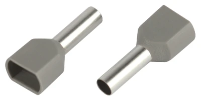 Наконечник-гильза с изолированным фланцем (упаковка 50 шт.) NO-225-105 (двойной) НШвИ(2) 4,0-12