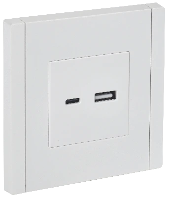 FORTE&PIANO Розетка USB A+C 3,1А FP250 белый IEK