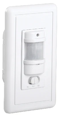 Датчик движения ДД 028 белый, макс. нагрузка 1200Вт, угол обзора 140град., дальность 9м, IP20, IEK LDD12-028-1200-001