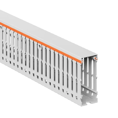 Короб перфорированный RLHF6 25x60, без галогенов, светло-серый