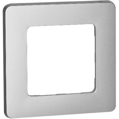 Рамка 1 пост INSPIRIA алюминий Legrand 673932