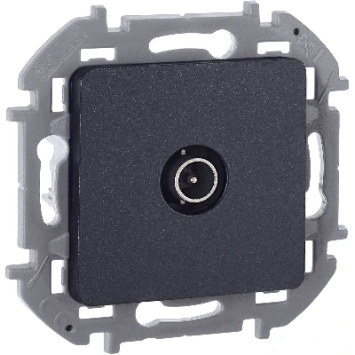 Розетка TV оконечная 10 дБ 5 862 мГц INSPIRIA антрацит Legrand 673873