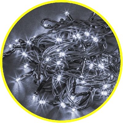 Гирлянда новогодняя светодиодная NGF-S01-100CW-5-6.5m-230-C8-G-IP20 Navigator Group 61805 21247