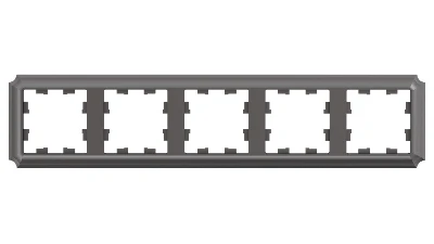 ATLASDESIGN ANTIQUE 5-постовая рамка, универсальная, МОККО Systeme Electric ATN100605