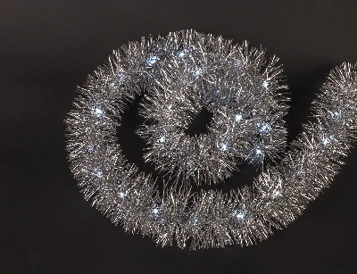 Гирлянда новогодняя светодиодная NGF-D043-02 мишура белая Navigator Group 95042 30613