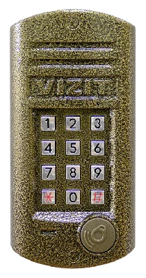 Блок вызова домофона для совместной работы с блоками управления домофоном СЕРИЙ 300 или 400 кроме БУД-420М Vizit БВД-315R