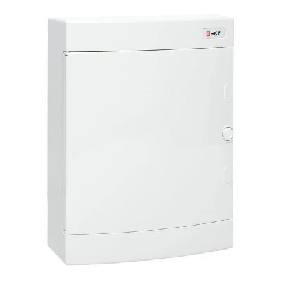 Щит распределительный навесной Unix белая дверь 2х12 модулей IP40 PROxima EKF ux-2x12-nw