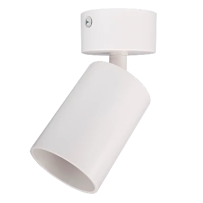 Светильник светодиодный ДПО GU10 без лампы круглый белый корпус