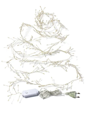 Гирлянда-Нить медный провод 3м 300LED белый теплый