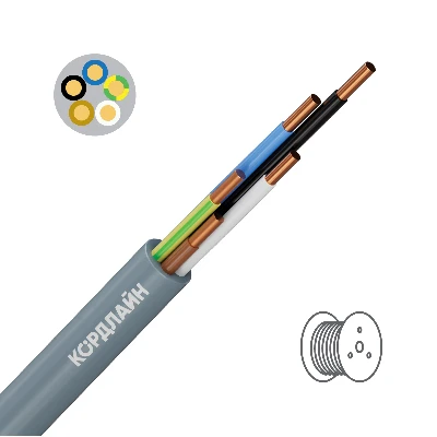 Кабель силовой КОРДЛАЙН ВВГнг(А)-LS 5х6ок(N,PE)-0,66 ТРТС