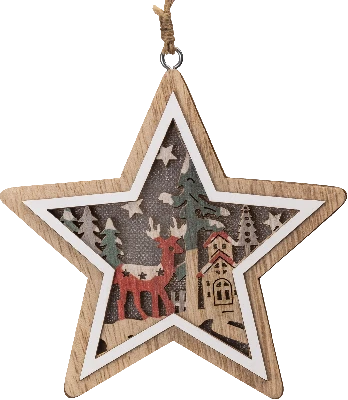 Гирлянда новогодняя светодиодная NGF-D045-05 игрушка звездочка Navigator Group 95054 30658