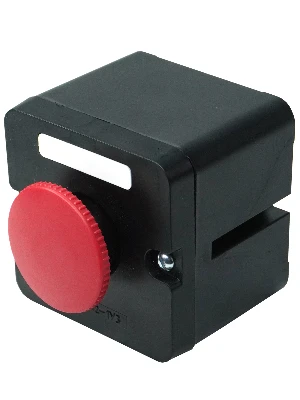 Пост управления ПКЕ 222-1 У2, 10А, 660В, 1 элемент, красный гриб, накладной, IP54 Электротехник ET519072