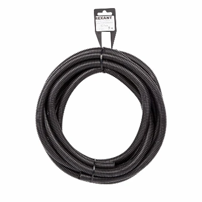 Труба гофрированная ПП d-12,7мм разрезная автомобильная (5 м)