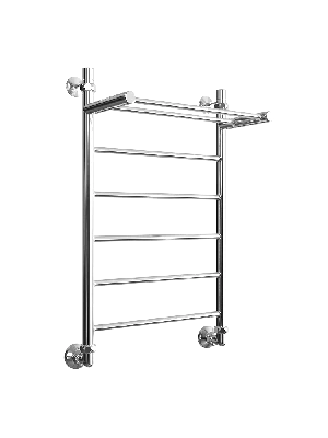 Полотенцесушитель водяной FJ 80/50 с комплектом крепежа цвет хром ДВИН 4627152136508