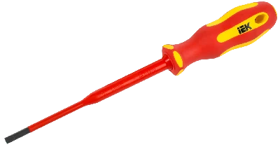 Отвертка диэлектрическая SL3,5х100 Т2 ARMA2L 5 IEK A2L5-SC30-T2-SL-35-100
