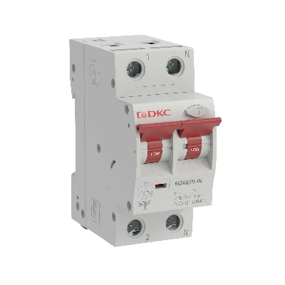 Выключатель автоматический дифференциального тока двухполюсный MDR63N, 10A, 30мА, тип A, C, 6кА, электронный, серии YON MAX DKC MDR63N-1N2C10-A