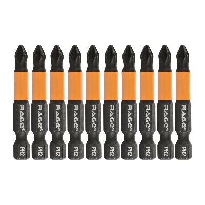 Биты магнитные S2 PH2 x 50 мм 10 шт