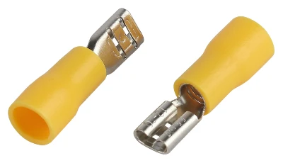 Разъем плоский NO-225-37 РпИм 5.5-6-0.5 изолированный «розетка» (упаковка 10 штук)