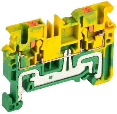 Колодка клеммная CP-PEN земля 2,5мм2 желто-зеленая IEK YCT21-00-K52-002