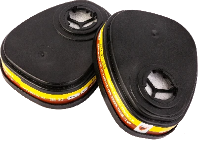 Фильтр противогазовый Jeta Safety для защиты от органических и кислых газов класса A1Е1, в упаковке 2 шт