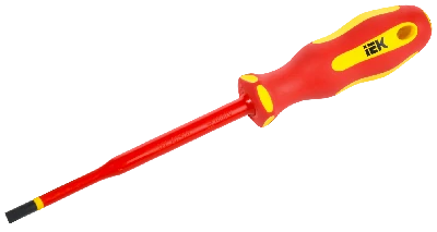 Отвертка диэлектрическая SLIM SL5,5х125 Т2 ARMA2L 5 IEK A2L5-SC31-T2-SL-55-125