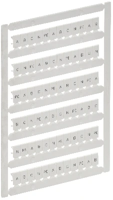 ARMAFIX Маркер для CTS/CP 4мм2 с символами A B C N PE IEK