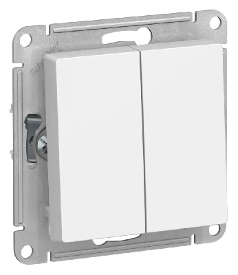 ATLASDESIGN 2-клавишный ПЕРЕКЛЮЧАТЕЛЬ, сх.6/2, 10АХ, механизм, ЛОТОС Systeme Electric ATN001365