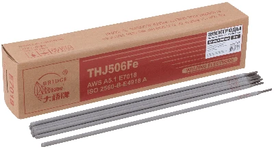 Электроды для углеродистых и низколегированных сталей 3.2 мм х 350 мм (коробка 5.0 кг) Bridge 81782