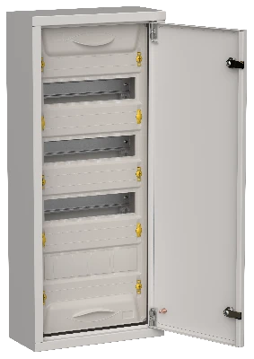 TITAN 5 Корпус металлический ЩРн-48 (1х48) 710х310х140мм IP31 серый (одна дверь) IEK