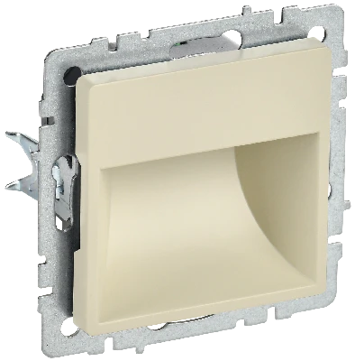 BRITE Подсветка LED встраиваемая ПЛ20-БрКр бежевый IEK BR-FL20-K10