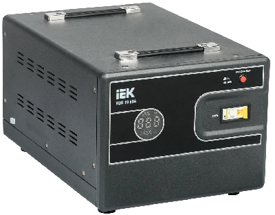 Стабилизатор напр. 1-ф. переносн. 10кВА HUB IEK IVS21-1-010-13