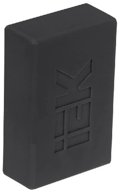 ELECOR Заглушка КМЗ 60х40 черный (4шт/компл) IEK