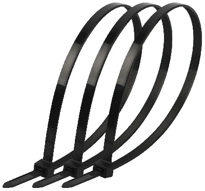 Стяжка кабельная нейлоновая (хомут) 3.6 х 200 мм чёрная (100 шт/уп) Simple NO-224-199