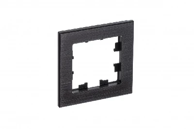 Рамка однопостовая ATLASDESIGN NATURE, МЕТАЛЛ ОНИКС Systeme Electric ATN312301