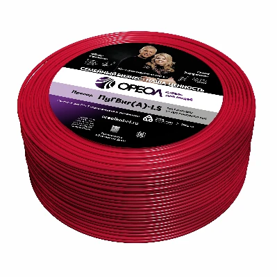 Провод силовой ПуГВ нг(А)  LS 1 красный ТРТС Ореол 00000063136