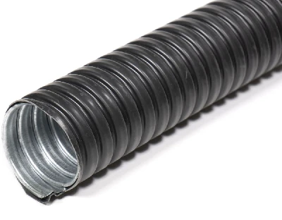 Металлорукав в ПВХ изоляции Р3-ЦП нг  22  (20 м/уп.) чёрный DIY