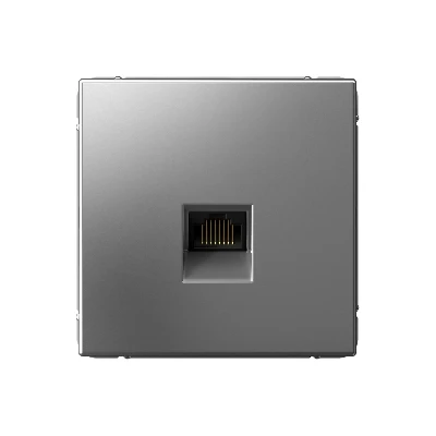 ARTGALLERY розетка компьютерная RJ45, кат. 6A, механизм, сталь Systeme Electric GAL000986
