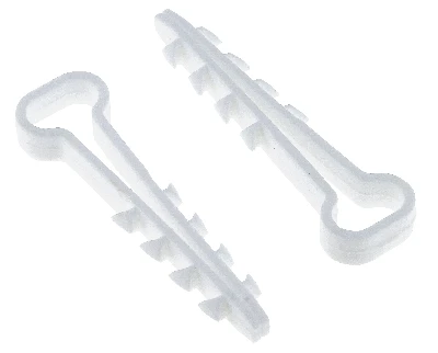 Дюбель-хомут 6х12 полипропилен белый Simple (10шт) EKF plc-cd-6x12w-r