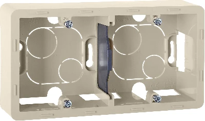 Коробка накладного монтажа 2 поста INSPIRIA слоновая кость Legrand 673991