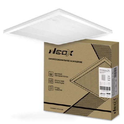 Панель светодиодная универсальная ДВО-02 7565-ПРИЗМА 75Вт 6500K 595х595мм NEOX