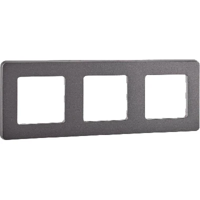 Рамка 3-местная дымчатый INSPIRIA