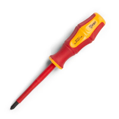 Отвертка диэлектрическая PH-FL2х100 серия ПРОФИ КВТ 79777