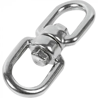 Вертлюг 6мм кольцо-кольцо покрытие цинк Крепдил Swivel-6mm