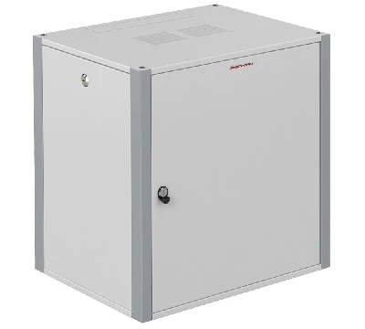 Шкаф телекоммуникационный настенный 19' 9U дверь металл IP20. 600x450x450mm(ШхГхВ) цвет серый(RAL 7035/RAL7000)