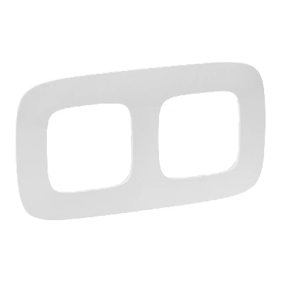 Valena ALLURE Рамка 2 поста жемчуг универсальная Legrand 754412