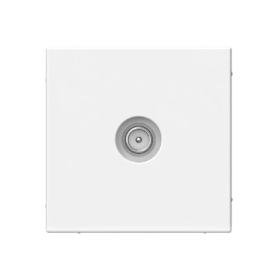 ARTGALLERY TV ТВ розетка проходная 4DB, механизм, белый Systeme Electric GAL000192