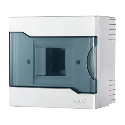 Бокс с прозрачной крышкой ЩРН-П-4 для наружной уст. 4-х модульных устройств Lezard 730-2000-004 NEW