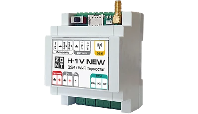 Термостат ZONT H-1V NEW отопительный GSM / Wi-Fi на стену и DIN-рейку Zont ML00005890