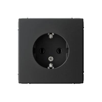 ARTGALLERY розетка с заземлением, 16А, механизм, карбон Systeme Electric GAL001043